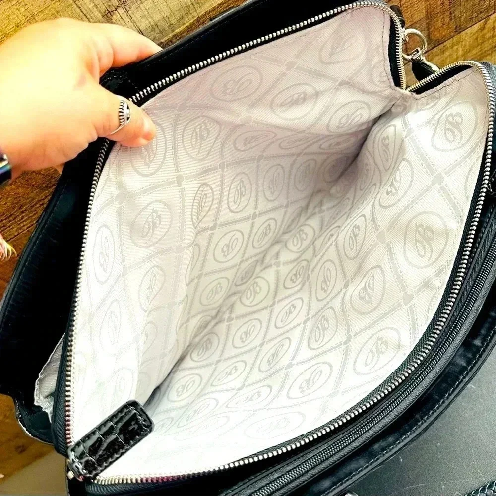 NWOT Brighton Nylon/Leather Maxwell Smart Tote